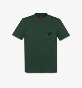 T-shirt Essential con tasca e logo in cotone biologico