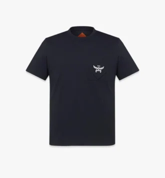 T-shirt Essential con tasca e logo in cotone biologico
