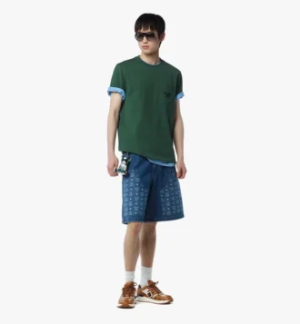 T-shirt Essential con tasca e logo in cotone biologico