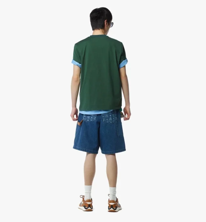 T-shirt Essential con tasca e logo in cotone biologico