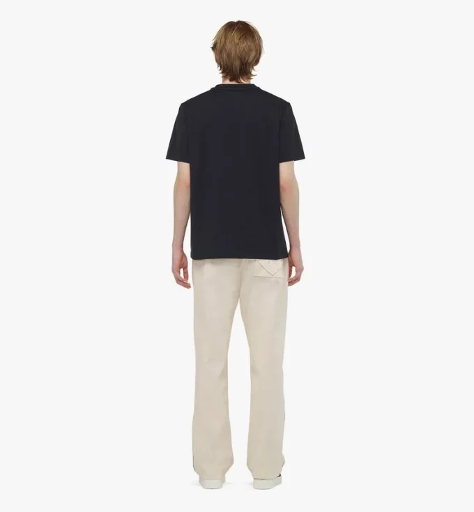 T-shirt Essential con tasca e logo in cotone biologico