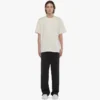 T-shirt in bouclé con toppa con logo