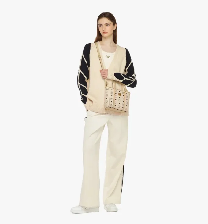 Toni Shopper con chiusura superiore a zip in Visetos