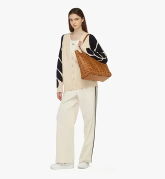 Toni Shopper con chiusura superiore a zip in Visetos