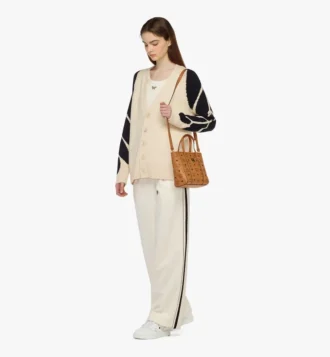 Toni Shopper con chiusura superiore a zip in Visetos