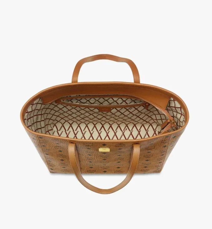 Toni Shopper con chiusura superiore a zip in Visetos