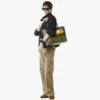 Toni Shopper con chiusura superiore a zip in Visetos