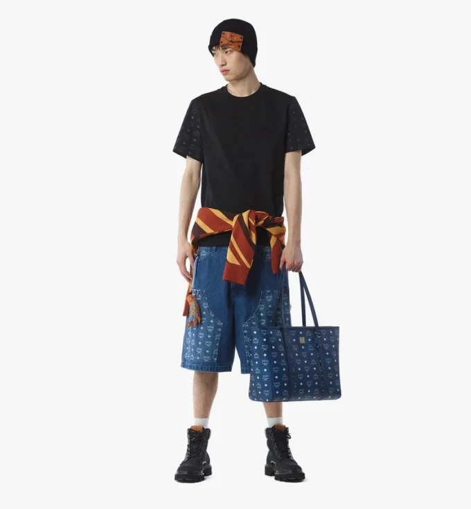 Toni Shopper con chiusura superiore a zip in Visetos