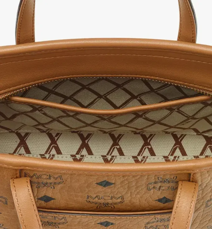 Toni Shopper con chiusura superiore a zip in Visetos