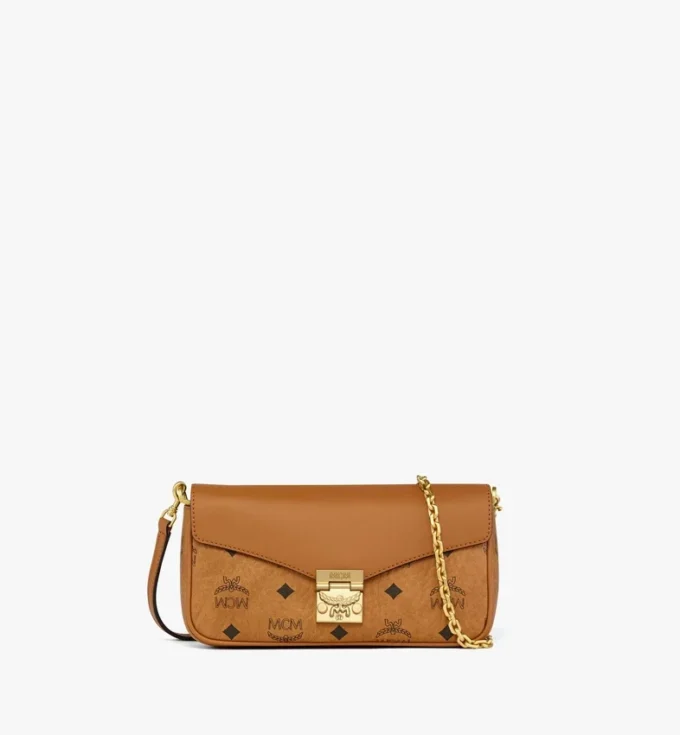 Tracy Crossbody in mix di pelle Visetos Tracy Crossbody in mix di pelle Visetos