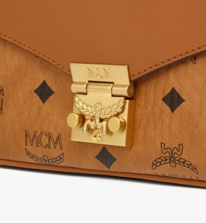 Tracy Crossbody in mix di pelle Visetos Tracy Crossbody in mix di pelle Visetos