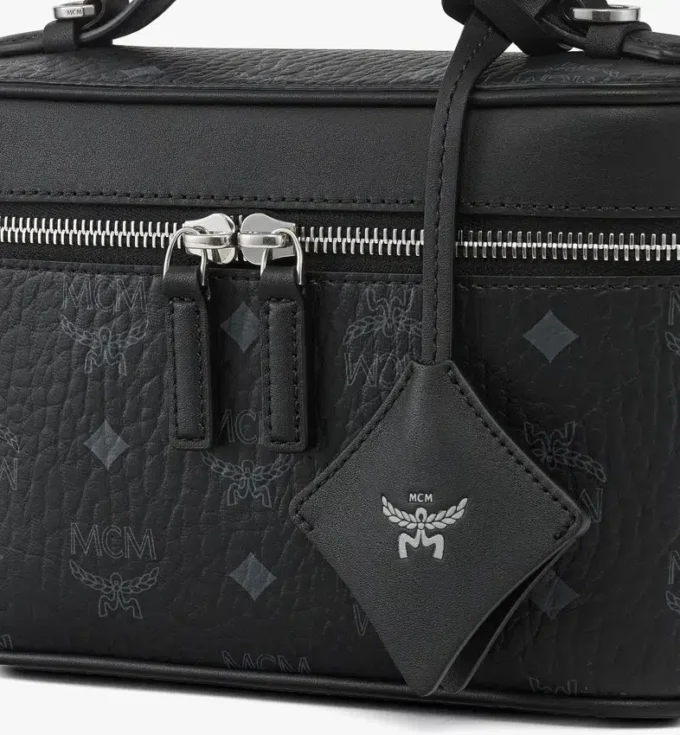 Trousse Aren in mix di pelle Visetos