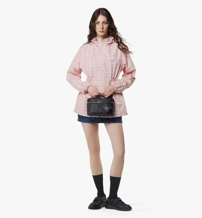 Trousse Aren in mix di pelle Visetos