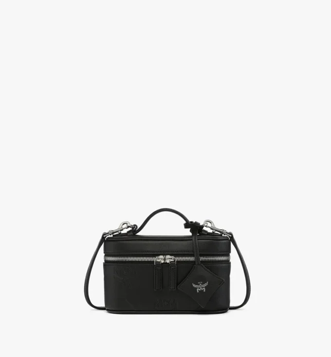 Trousse Aren in pelle con motivo Maxi Monogram