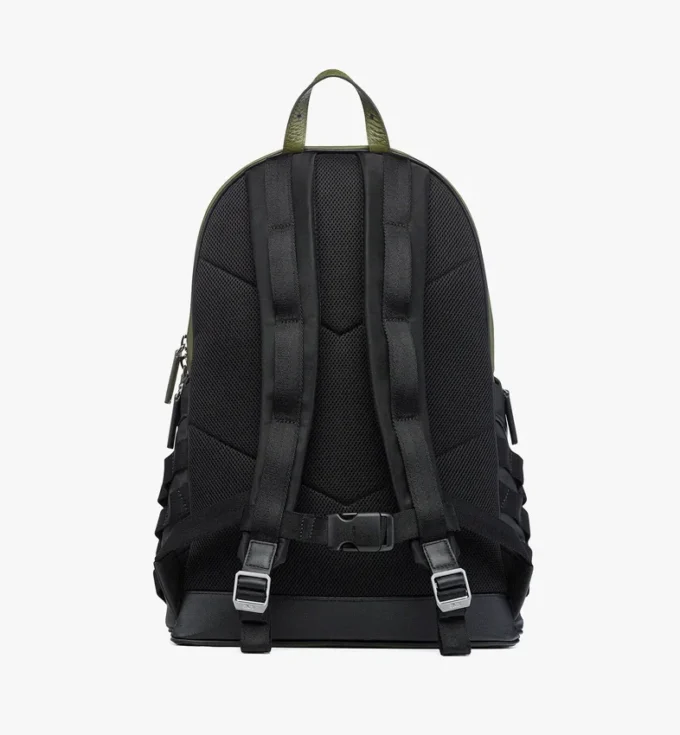 Zaino Aren in Econyl® e pelle con stampa Monogram